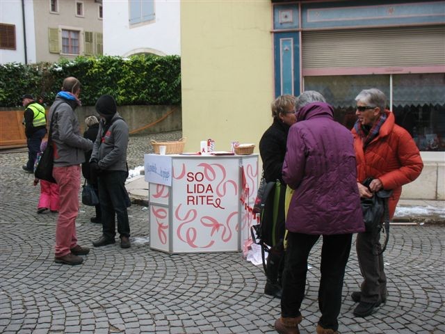 Action de solidarité conjointe avec le Groupe Sida Jura