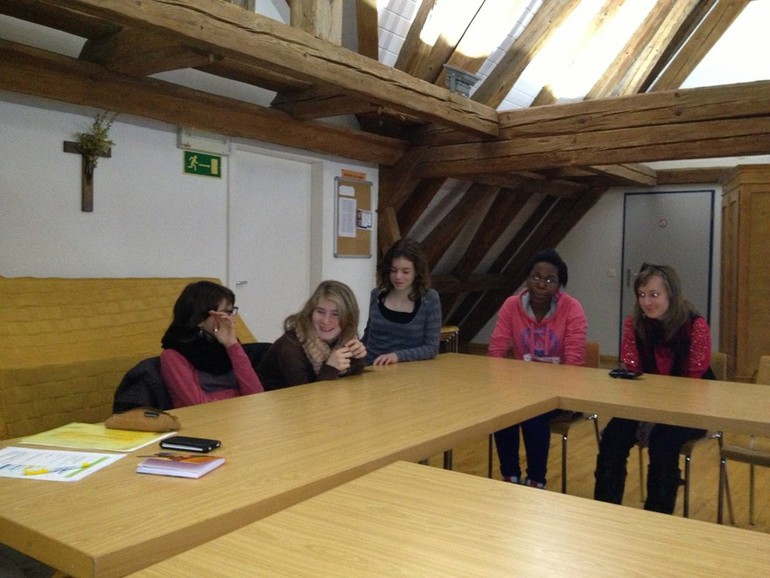 Rencontre du rencar avec le Groupe de caté des ados de l’UP St-Gilles