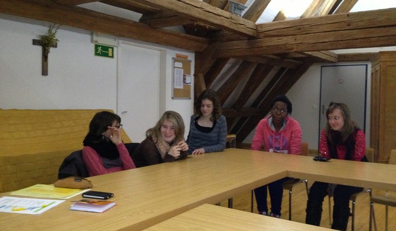 Rencontre du rencar avec le Groupe de caté des ados de l’UP St-Gilles