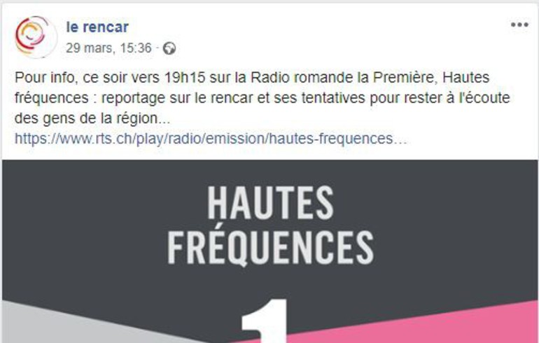 RSR 1 - Hautes fréquences